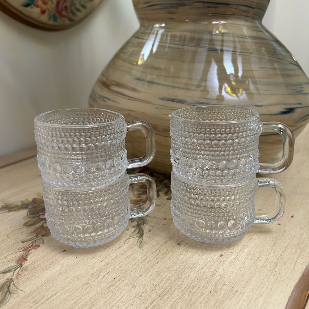 Alma 3-oz. Clear Glass Mini Espresso Mugs